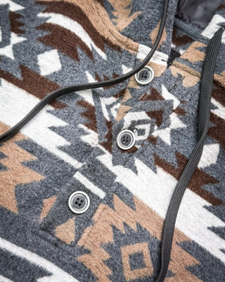 Cedarline Aztec Pullover Hoodie in Charcoal – Apparel from Bronco Western Supply Co.