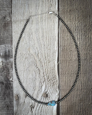 Center Stage Golden Hills Turquoise & Sterling Silver Pearl Necklace – Jewelry from Bronco Western Supply Co.