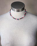 Chance Navajo Style Pearl & Bead Fashion Necklace - Jewelry - Blue Tortoise - Bronco Western Supply Co.