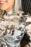 The Old Days - Mesh Top - Sterling Kreek - Western Fashion - Bronco Western Supply Co.