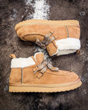 Cherilyn Fur Lined Ankle Bootie in Tan by Very G - Women's Shoes - Very G - Bronco Western Supply Co.