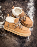 Cherilyn Fur Lined Ankle Bootie in Tan by Very G - Women's Shoes - Very G - Bronco Western Supply Co.