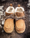 Cherilyn Fur Lined Ankle Bootie in Tan by Very G - Women's Shoes - Very G - Bronco Western Supply Co.
