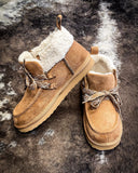 Cherilyn Fur Lined Ankle Bootie in Tan by Very G - Women's Shoes - Very G - Bronco Western Supply Co.