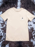 Cheyenne Hooey T-Shirt - Tan and Orange - Apparel - Hooey - Bronco Western Supply Co.
