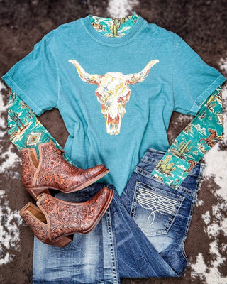 Cimarron Skies Mesh Top by Sterling Kreek – Apparel from Bronco Western Supply Co.