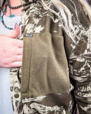 Cimmaron Range Fleece Shacket by Lucky & Blessed – Apparel from Bronco Western Supply Co.