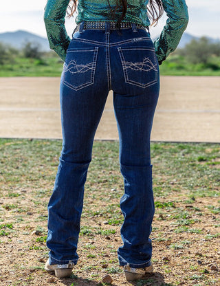 Class Act in Silver Bootcut Jeans by Cowgirl Tuff – Apparel from Bronco Western Supply Co.