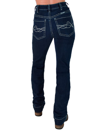 Class Act in Silver Bootcut Jeans by Cowgirl Tuff – Apparel from Bronco Western Supply Co.
