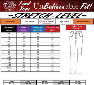 Class Act in Silver Bootcut Jeans by Cowgirl Tuff – Apparel from Bronco Western Supply Co.