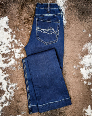 Class Act in Silver Bootcut Jeans by Cowgirl Tuff – Apparel from Bronco Western Supply Co.