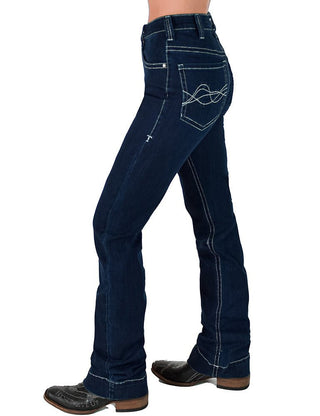 Class Act in Silver Bootcut Jeans by Cowgirl Tuff – Apparel from Bronco Western Supply Co.