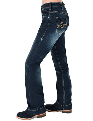 Classic DFMI Dark Bootcut Jeans by Cowgirl Tuff – Apparel from Bronco Western Supply Co.