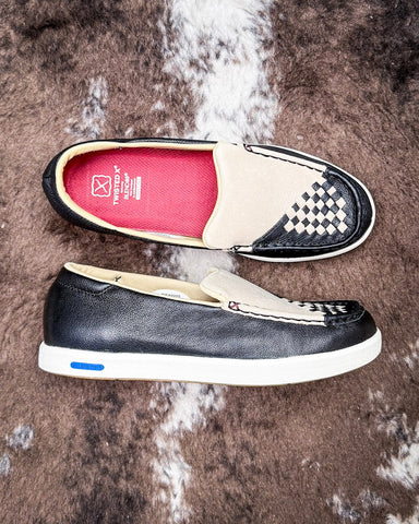 Clio Slip - On UltraLite X - Black and Bone - Women's Shoes - Twisted X - Bronco Western Supply Co.