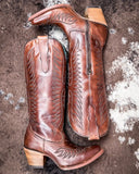 Cognac Charm Corral Boots - Women's Boots - Corral Boots - Bronco Western Supply Co.