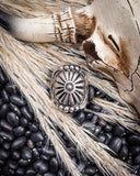 Concho Cuff Fashion Ring - Jewelry - Blue Tortoise - Bronco Western Supply Co.