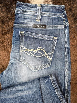 Cool N Edgy Mid - Rise Bootcut Jeans by Cowgirl Tuff – Apparel from Bronco Western Supply Co.