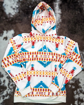 Copperline Aztec Hoodie in Cream – Apparel from Bronco Western Supply Co.