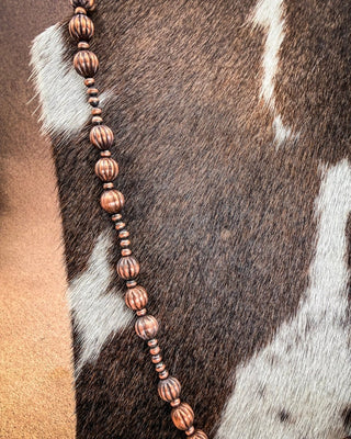 Copperline Fluted Copper Pearl Necklace – Jewelry from Bronco Western Supply Co.