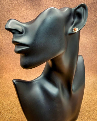 Coral Bloom Sterling Silver Flower Earrings – Jewelry from Bronco Western Supply Co.