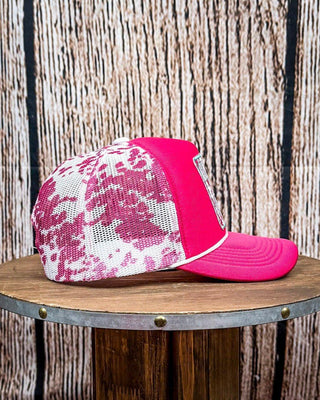 Country Club Pink Cow Print Trucker Cap – Accessories from Bronco Western Supply Co.