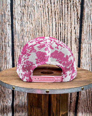 Country Club Pink Cow Print Trucker Cap – Accessories from Bronco Western Supply Co.