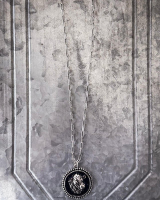 Cow Head Cameo Pendant Fashion Necklace – Jewelry from Bronco Western Supply Co.