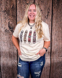 Cowboy Cinches Graphic Tee - Cream - Shirts & Tops - The Branded Blue Roan - Bronco Western Supply Co.
