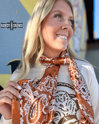 Cowboy Copper Wild Rag – Accessories from Bronco Western Supply Co.