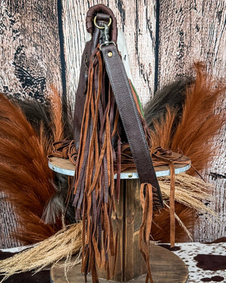 Cowboy Sunset Leather Fringe Crossbody Bag – Purses & Wallets from Bronco Western Supply Co.