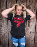 Cowgirl Gang Vintage Graphic Tee - Black Acid Wash - Apparel - Country Deep Apparel - Bronco Western Supply Co.