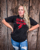 Cowgirl Gang Vintage Graphic Tee - Black Acid Wash - Apparel - Country Deep Apparel - Bronco Western Supply Co.