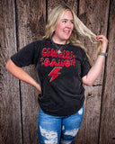 Cowgirl Gang Vintage Graphic Tee - Black Acid Wash - Apparel - Country Deep Apparel - Bronco Western Supply Co.