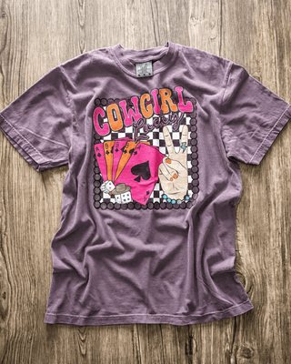Cowgirl Lucky Graphic Tee – Apparel from Bronco Western Supply Co.