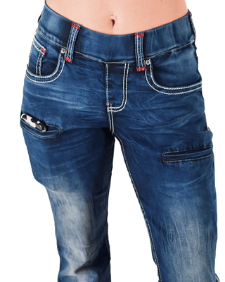 Cowgirl Tuff American Trouser Pull - On Trouser Jeans – Apparel from Bronco Western Supply Co.