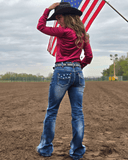 Cowgirl Tuff American Trouser Pull - On Trouser Jeans - Apparel - Cowgirl Tuff Company - Bronco Western Supply Co.