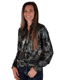 Cowgirl Tuff Black Oil Iridescent Pullover Button Up - Apparel - Cowgirl Tuff Company - Bronco Western Supply Co.