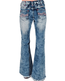 Cowgirl Tuff Blazn' Red Trouser Jeans - Apparel - Cowgirl Tuff Company - Bronco Western Supply Co.