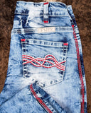 Cowgirl Tuff Blazn' Red Trouser Jeans - Apparel - Cowgirl Tuff Company - Bronco Western Supply Co.