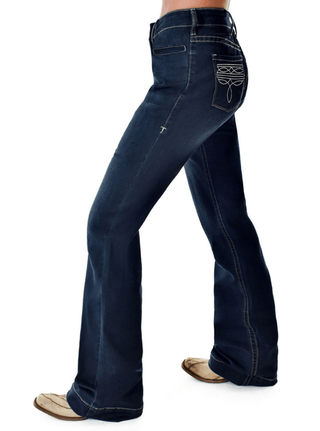 Cowgirl Tuff Boot Stitch Trouser Jeans - Apparel - Cowgirl Tuff Company - Bronco Western Supply Co.