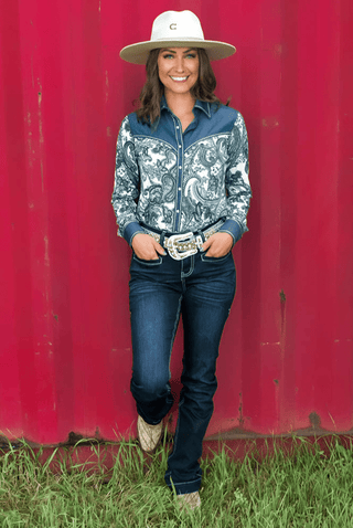 Cowgirl Tuff Boot Stitch Trouser Jeans – Apparel from Bronco Western Supply Co.