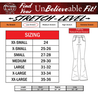 Cowgirl Tuff Brown Sugar Pull - On Trouser Jeans – Apparel from Bronco Western Supply Co.