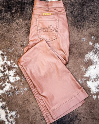 Cowgirl Tuff Brown Sugar Pull - On Trouser Jeans – Apparel from Bronco Western Supply Co.