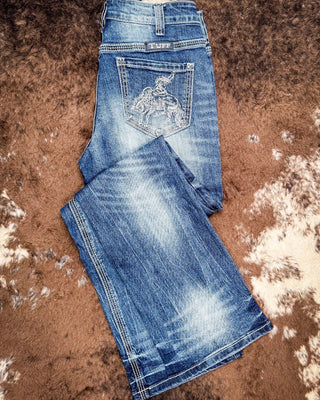 Cowgirl Tuff Buck Off Bootcut Jeans – Apparel from Bronco Western Supply Co.