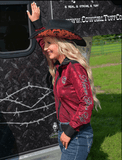 Cowgirl Tuff Cherry Blaze Pullover Button Up in Metallic Red - Apparel - Cowgirl Tuff Company - Bronco Western Supply Co.