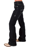 Cowgirl Tuff - Dark Charcoal DFMI Bootcut Jeans – Natural Waist Tuff Flex Denim - Apparel - Cowgirl Tuff Company - Bronco Western Supply Co.
