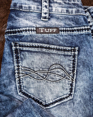 Cowgirl Tuff DFMI Bleached Bootcut Jeans - Apparel - Cowgirl Tuff Company - Bronco Western Supply Co.