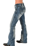 Cowgirl Tuff DFMI Bleached Bootcut Jeans - Apparel - Cowgirl Tuff Company - Bronco Western Supply Co.
