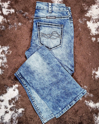 Cowgirl Tuff DFMI Bleached Bootcut Jeans – Apparel from Bronco Western Supply Co.