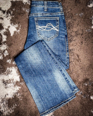 Cowgirl Tuff Don't Fence Me In Bootcut Jeans – Apparel from Bronco Western Supply Co.